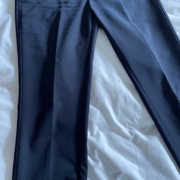 Black stretchy dress pants - height is mid waste. Size 8 but have give. - Picture 3 of 3
